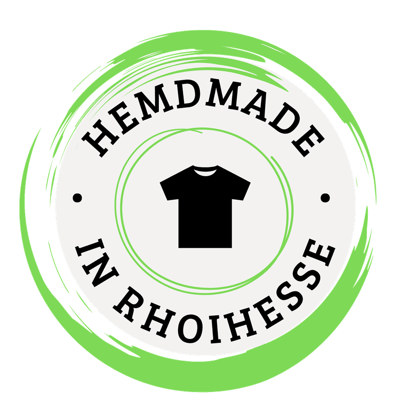 Stempel-Logo: Hemdmade in Rhoihesse – Shirtdruck Seibert
